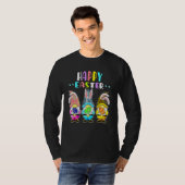 T-shirt Bunny Pastel Printemps Chasse Oeufs Rabbit Joyeux (Devant entier)