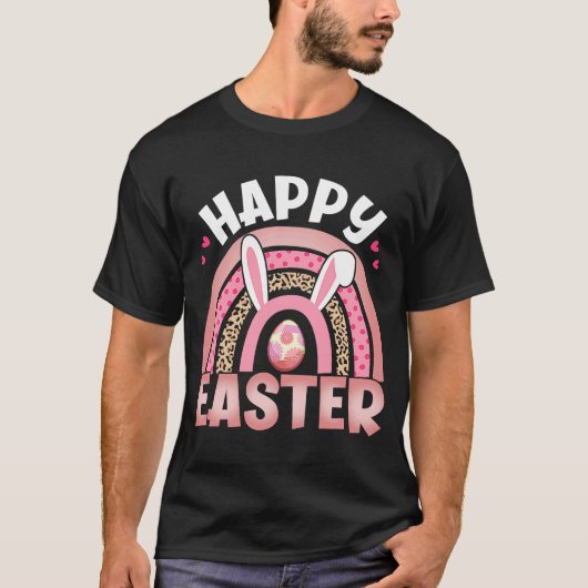 T-shirt Bunny Pastel Printemps Chasse Oeufs Rabbit Joyeux  (Devant)