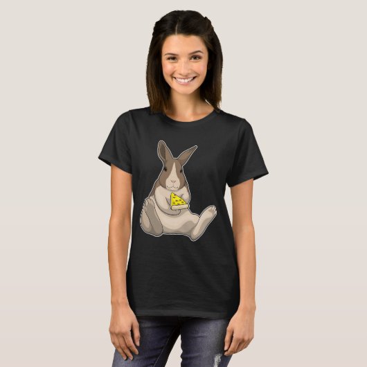 T-shirt Bunny Pizza (Devant entier)