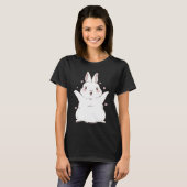 T-shirt Bunny Rabbit Christmas New Year cute (Devant entier)