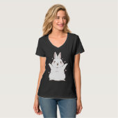 T-shirt Bunny Rabbit Christmas New Year cute (Devant entier)