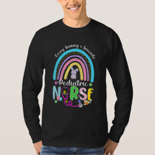 T-shirt Bunny Rainb, infirmière pédiatrique préférée de ch
