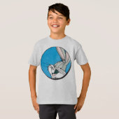 T-shirt BUNNY™ Retro Blue Patch (Devant entier)