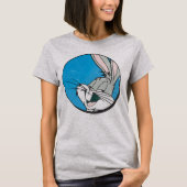 T-shirt BUNNY™ Retro Blue Patch (Devant)