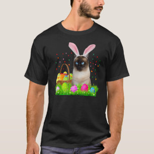 T-shirt Bunny Siamese Chat Funny Amoureux des chats siamoi