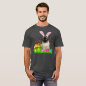 T-shirt Bunny Siamese Chat Funny Amoureux des chats siamoi (Devant entier)