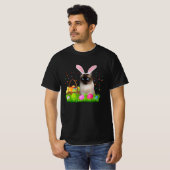 T-shirt Bunny Siamese Chat Funny Pâques Amoureux des chats (Devant entier)