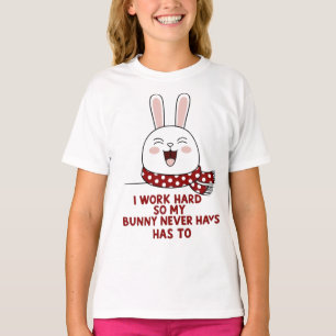 T-Shirt Bunny Sleepy - Desi Rabbit Minimaliste Cos