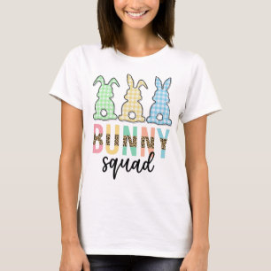 T-shirt Bunny Squad   Chasse aux oeufs de Pâques Cute Bunn