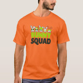 T-shirt Bunny Squad - Groupe Bunny de Pâques Cool  (Devant)