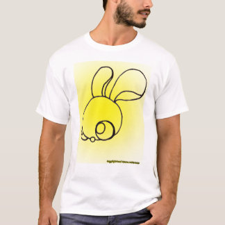 T-shirt Bunny Sunburst sur un blanc