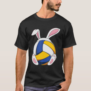 T-shirt Bunny Volleyball Heartbeat Funny Easter Day Bunny