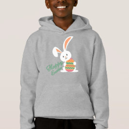 T-shirt bunny with an easter egg in the paws.