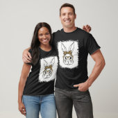 T-shirt Bunny With Leopard Glasses Easter Day Cool Rabbit (Unisexe)