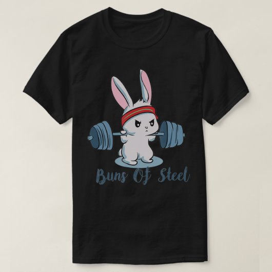 T-shirt Buns D'Acier Est Powerlifting Bodybuilding Nous (Design devant)