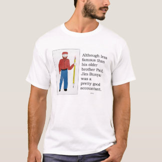 T-shirt Bunyan de JIM -- comptable légendaire