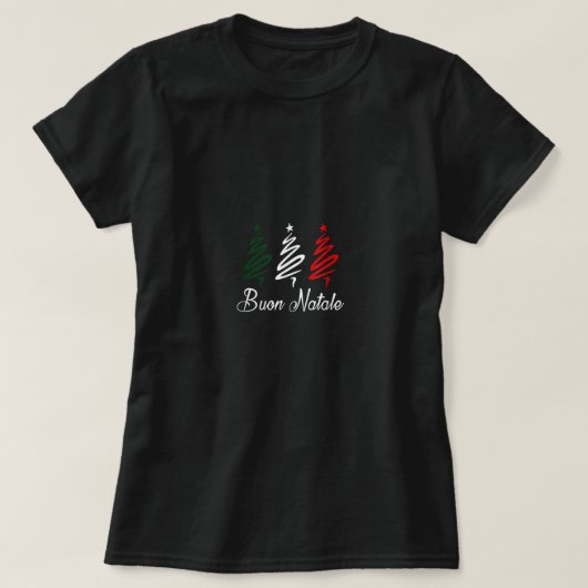 T-shirt Buon Natale Christmas T Shirt (Design devant)