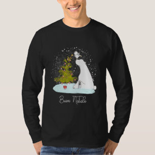 T-shirt Buon Natale Cute Polaire Ours Penguin Noël