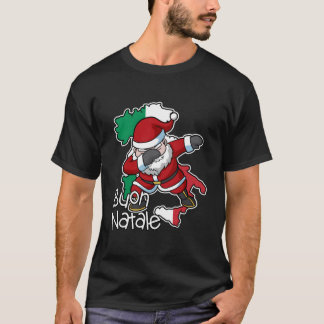 T-shirt Buon Natale Italia Santa Claus Italie
