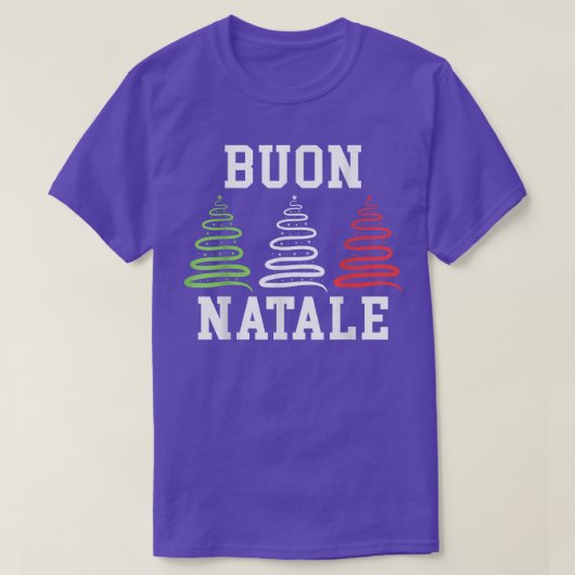 T-shirt Buon Natale Italie Pride Noël (Design devant)