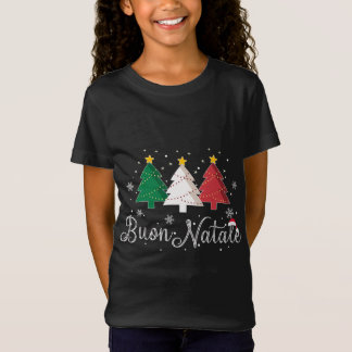 T-Shirt Buon Natale Italien sapin de Noël - Noël