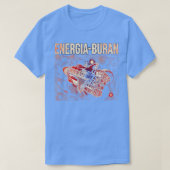 T-shirt Buran Shuttle Energia Rocket (Design devant)
