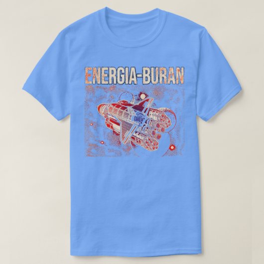T-shirt Buran Shuttle Energia Rocket (Design devant)