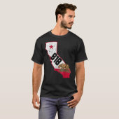 T-shirt Burbank Area Code 818 Numéro de téléphone Californ (Devant entier)