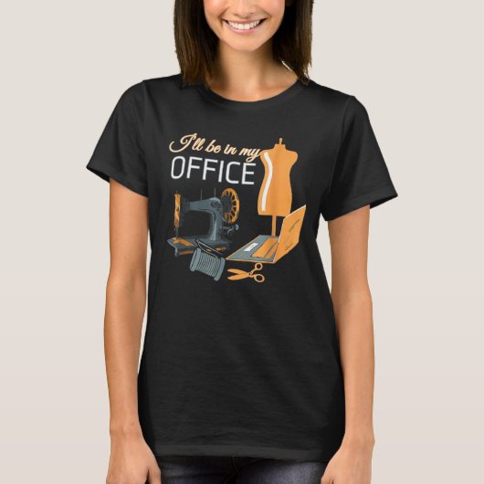 T-shirt Bureau De Couture De Quilting (Devant)
