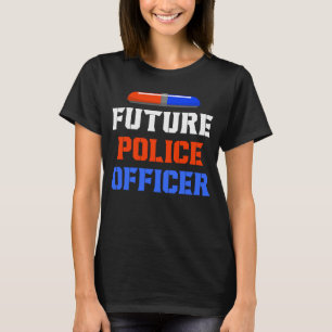 T-shirt Bureau de police de l'avenir Policier Police de po