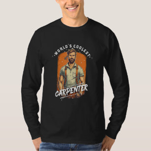 T-shirt Bureau des métiers de menuisier le plus cool du mo