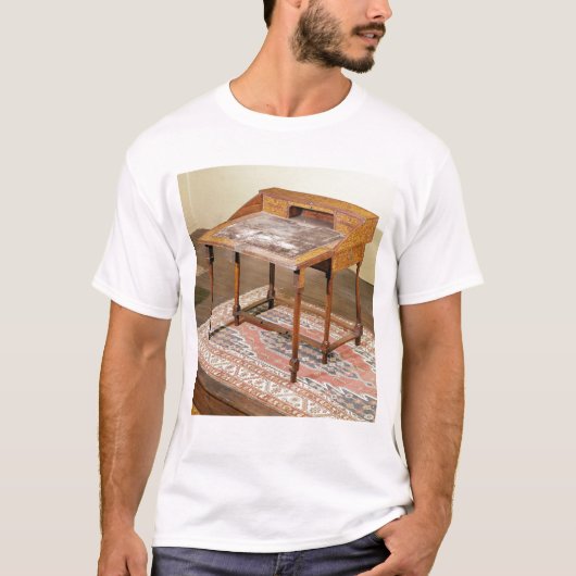 T-shirt Bureau, noix avec la marqueterie d'arabesque (Devant)