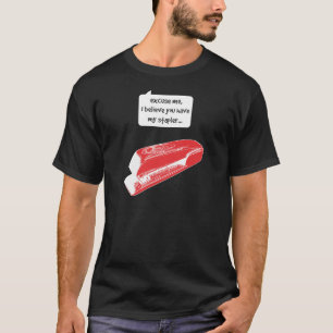 T-shirt Bureaux - agrafeuse