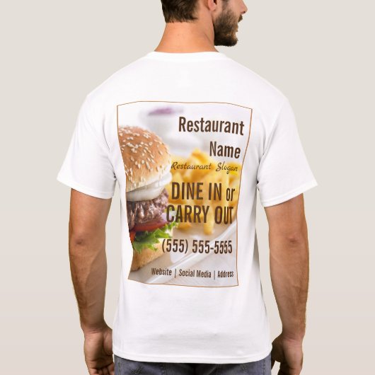 T-shirt Burger (Dos)