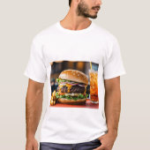 t-shirt burger (Devant)