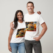 t-shirt burger (Unisexe)