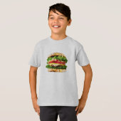 T-shirt Burger (Devant entier)