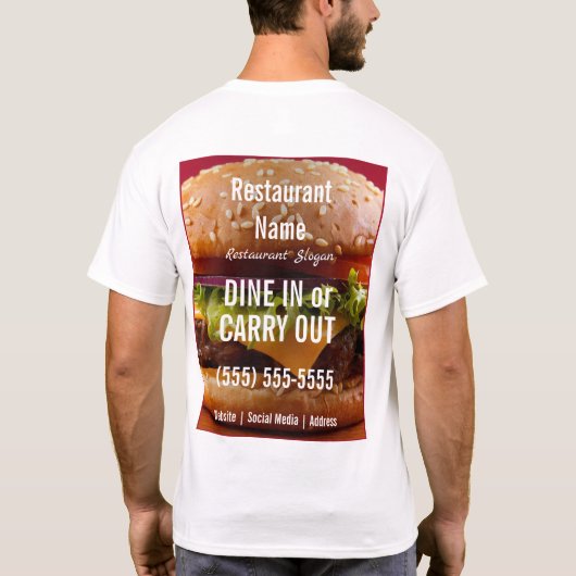 T-shirt Burger (Dos)