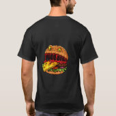 T-shirt Burger affamé (Dos)