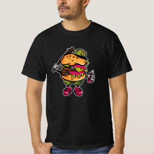 T-shirt Burger Bastard