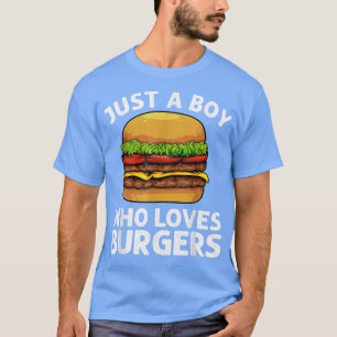T-shirt Burger cool Art Pour Garçons Hommes Hamburger Chee
