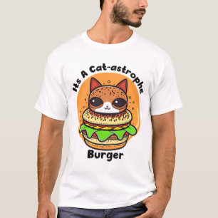 T-shirt Burger de chat 1
