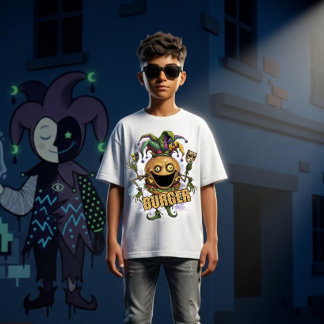 T-shirt Burger de l'ami du bouffon du vide