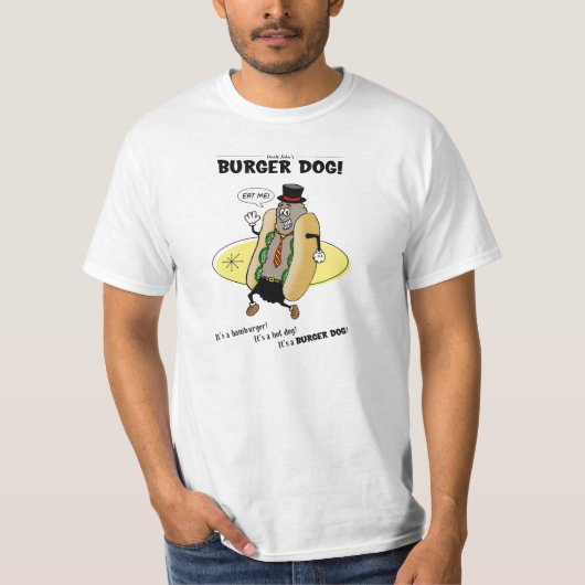 T-shirt Burger Dog d'oncle John ! (Devant)