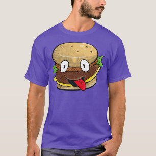 T-shirt Burger Funny Fast Food toon Hamburger