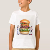 T-shirt Burger géant (Devant)