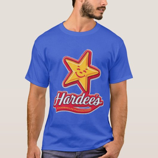 T-shirt Burger Hardees vintage (Devant)