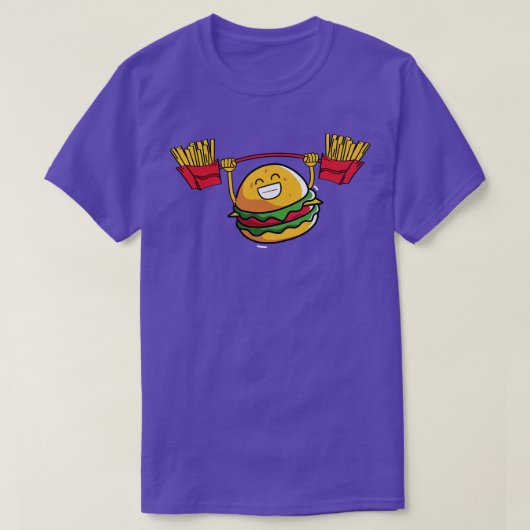 T-shirt Burger Lifries Funny Burger (Design devant)