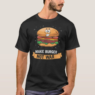 T-shirt Burger Lover, Fast Food Cheeseburger Hamburger Bar