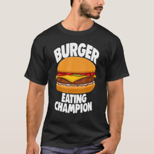 T-shirt Burger Mating Champion Burger Tee - shirt Femme Fo